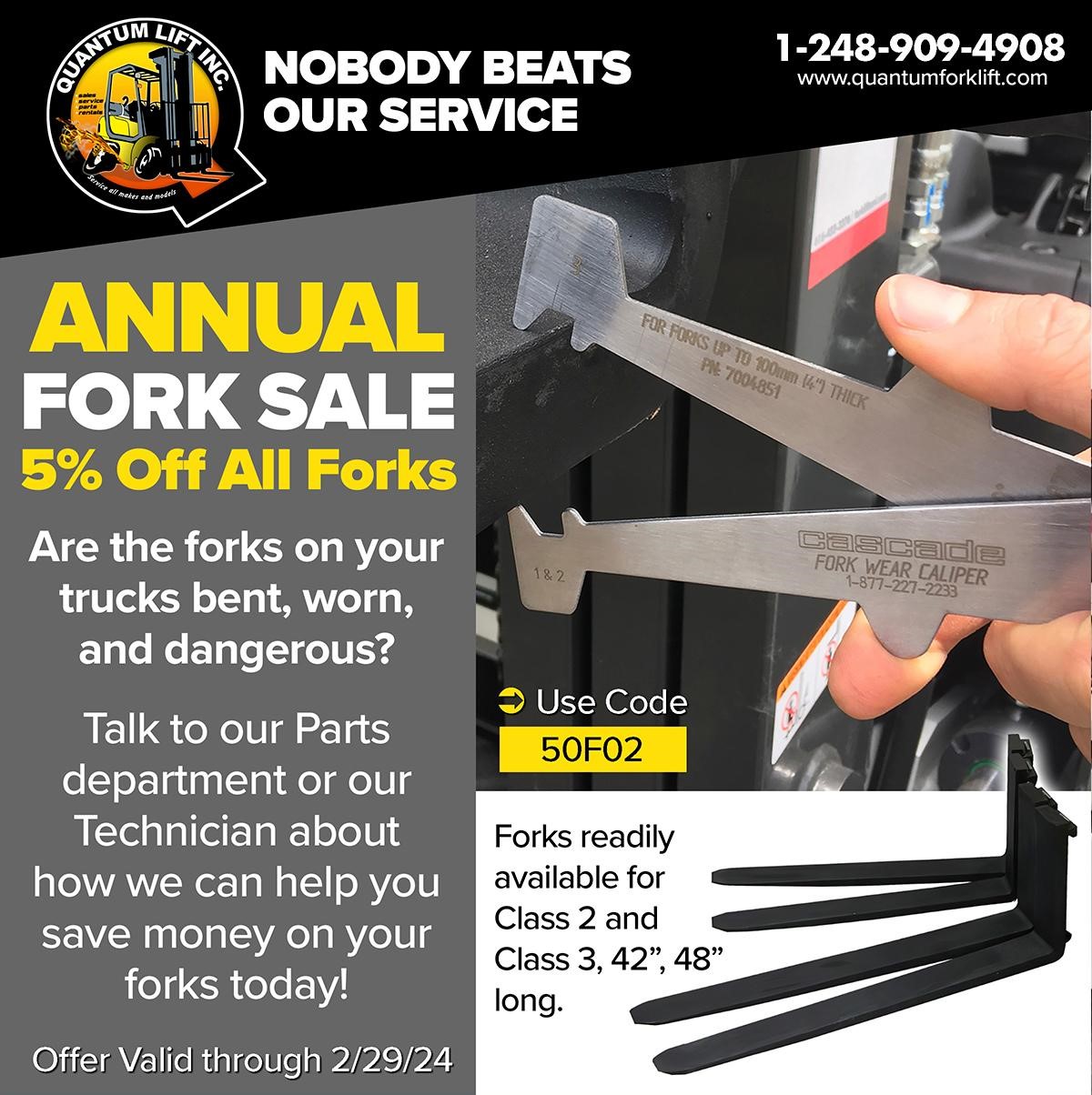 Quantum Annual Fork Sale